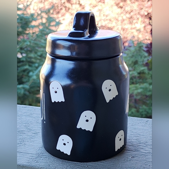 Rae Dunn Boo Ghost Kitchen Canister New - Picture 2 of 5